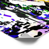 美しい虎のポスター | Tigerポスタカラフルー ポスター (角)