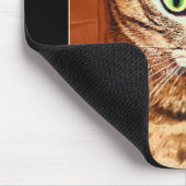 美しい虎猫猫の芸術的なマウスパッド マウスパッド (コーナー)