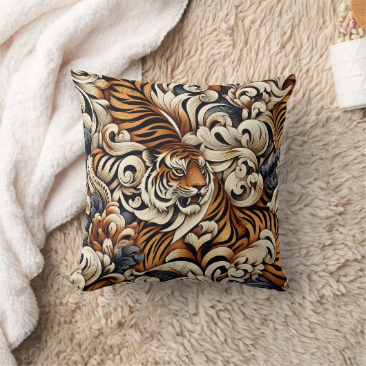 美しい虎 クッション (ブランケット)
