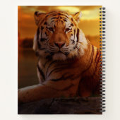 美しい虎 ノートブック (裏面)