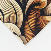 美しい虎 フリースブランケット (角)