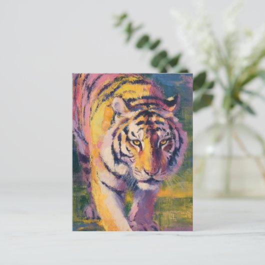 美しい虎 ポストカード (スタンド正面)