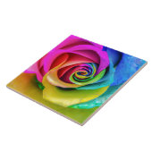 美しい虹のバラのセラミックタイル タイル (側面)
