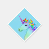 美しい虹の一角 スタンダードカクテルナプキン (角)