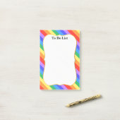 美しい虹の色 ポストイット (デスク上)
