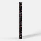 美しい蛾 花と月のパターン Case-Mate iPhoneケース (裏面 / 右)