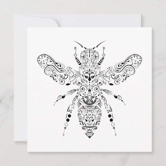美しい蜂 招待状 (正面)