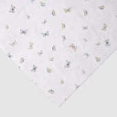 美しい蝶々の庭と自然愛好家 薄葉紙 (詳細)