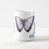 美しい蝶かわいい コーヒーマグカップ (中央)