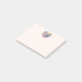 美しい蝶とデイジーの花 ポストイット (アングル)
