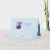 美しい蝶とデイジー水彩カード カード (裏面)