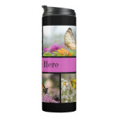 美しい蝶とフローラの姓 タンブラー (回転右)