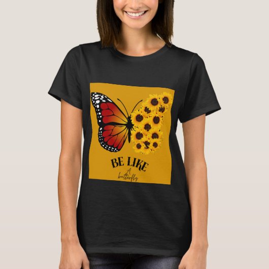美しい蝶と楽しむためのTシャツ Tシャツ (正面)