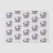 美しい蝶と花模様 薄葉紙 (正面)