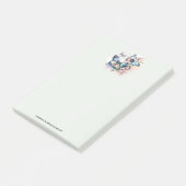 美しい蝶と花 ポストイット (アングル)