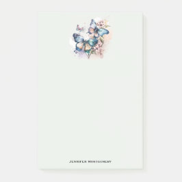 美しい蝶と花 ポストイット