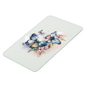 美しい蝶と花 マグネット (左側)