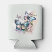 美しい蝶と花 缶クーラー (裏面)