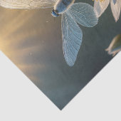 美しい蝶と蓮 薄葉紙 (詳細)