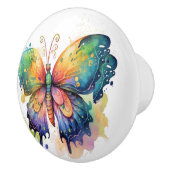 「美しい蝶になれ」セラミックノブ セラミックノブ (右)