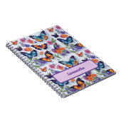 美しい蝶のフライヤー日記 ノートブック (右側)