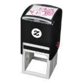 美しい蝶のフレーム ライブラリの本のイニシャル セルフインキングスタンプ (商品)