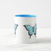 **美しい蝶のマグカップ** マグカップ (中央)