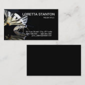 美しい蝶の名刺 名刺 (正面/裏面)