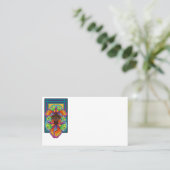 美しい蝶の女の子のカスタムカットのビニールシール 名刺 (スタンド正面)