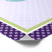 美しい蝶の子供部屋アートポスター ポスター (角)