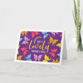 美しい蝶の母の日カード カード (正面)