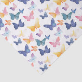 美しい蝶の水の色のパタカラフルーン 薄葉紙 (詳細)