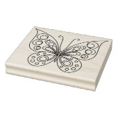 美しい蝶の着色ページ ラバースタンプ (スタンプ)