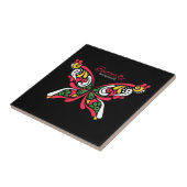 美しい蝶の背景。刺青イラスト タイル (側面)