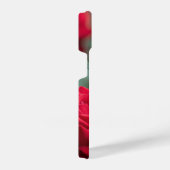 美しい蝶の赤いバラ –  iPhoneケース (右側面)