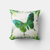 美しい蝶カラフル装飾用クッション クッション (正面)