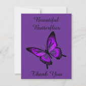 美しい蝶サンキューカード サンキューカード (正面)