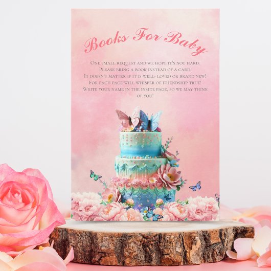 美しい蝶ツインズベビーブックスフォーベビー エンクロージャーカード