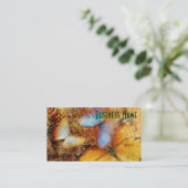 美しい蝶パターン 名刺 (スタンド正面)