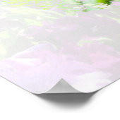 美しい蝶ピリピ4:13聖句 ポスター (角)