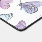 美しい蝶プリント デスクマット (コーナー)