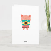 美しい蝶写真グリーティングカー空白のド カード (裏面)