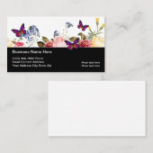 美しい蝶自然インスパイア 名刺 (正面/裏面)