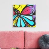 美しい蝶 キャンバスプリント (インサイチュ (リビング))