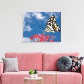 美しい蝶 キャンバスプリント (インサイチュ (リビング))