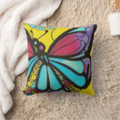 美しい蝶 クッション (ブランケット)