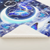 美しい蝶 シェルパブランケット (3/4)