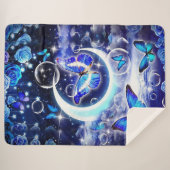 美しい蝶 シェルパブランケット (正面(横))