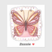 美しい蝶 シール (シート)