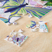 美しい蝶 ジグソーパズル (側面)